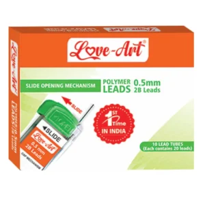 Polymer leads for mechanical pencils with smooth dark writing in HB and 2B