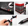107RI permanent marker jumbo refillable waterproof marker for wood metal plastic carton and glass