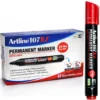 107RI permanent marker jumbo refillable waterproof marker for wood metal plastic carton and glass