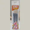 Synthetic hair round paint brush set of 4 – sizes 1, 2, 4, 6