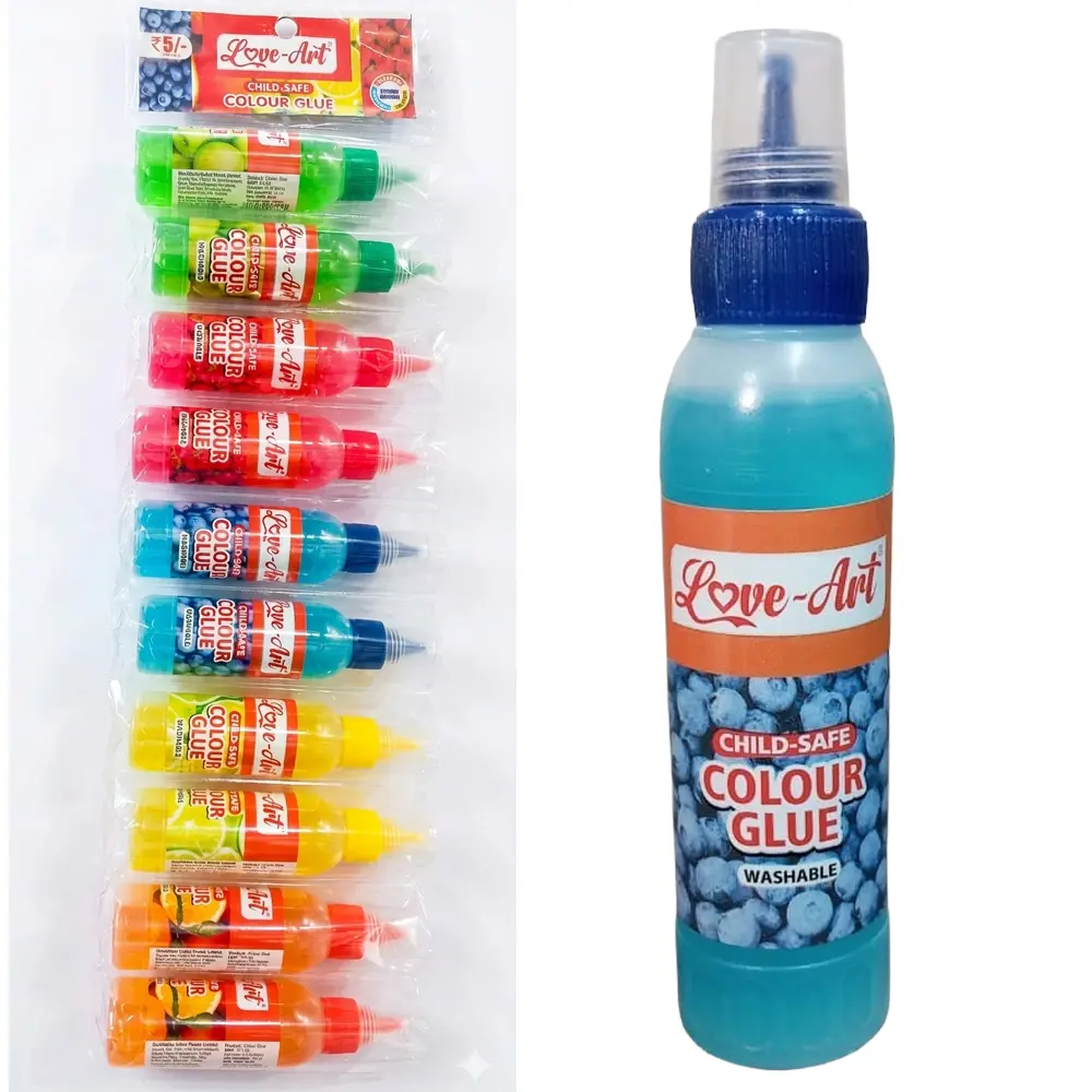 Glue used by kids for school art and craft projects