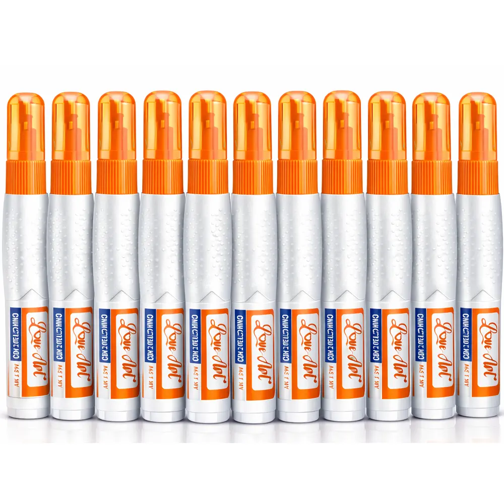 Fast dry correction pen with 0.7mm metal tip