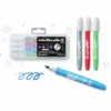 Decorite brush marker with flexible brush tip and water-based pigment ink
