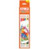 Tri-Art Duo Colour Pencils Pack of 6 – Dual-shade triangular colour pencils with bright, smooth colours.
