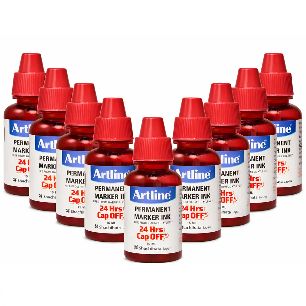 ESK 15 refillable ink for 107RI permanent marker xylene free waterproof fast drying ink