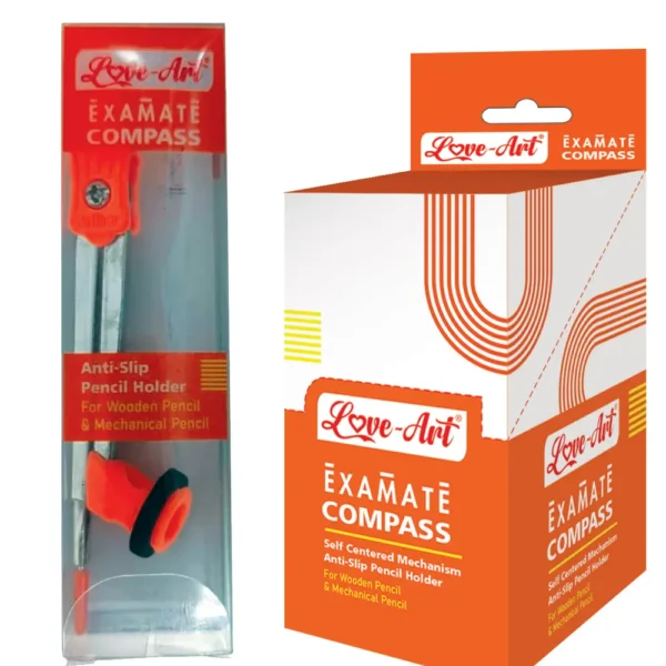 Examate Compass Pack of 10 – School Geometry Compass