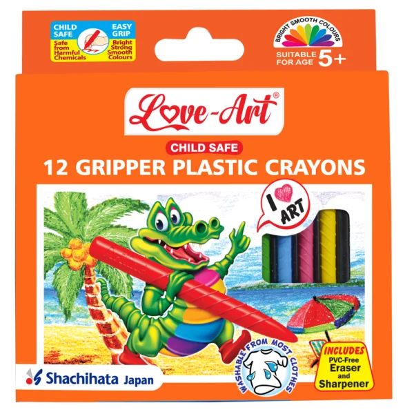 gripper plastic crayon