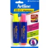 highlighter pen with bright fluorescent ink and twist cap for students and office use