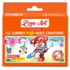 Jumbo Max Wax Crayons Pack of 12 – Big, easy-grip crayons for kids ages 3+, smooth and ultra-bright colours Jumbo Max Wax Crayons Pack of 12 – Big, easy-grip crayons for kids ages 3+, smooth and ultra-bright colours