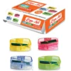 Child-safe plastic pencil sharpener for smooth sharpening Child-safe plastic pencil sharpener for smooth sharpening