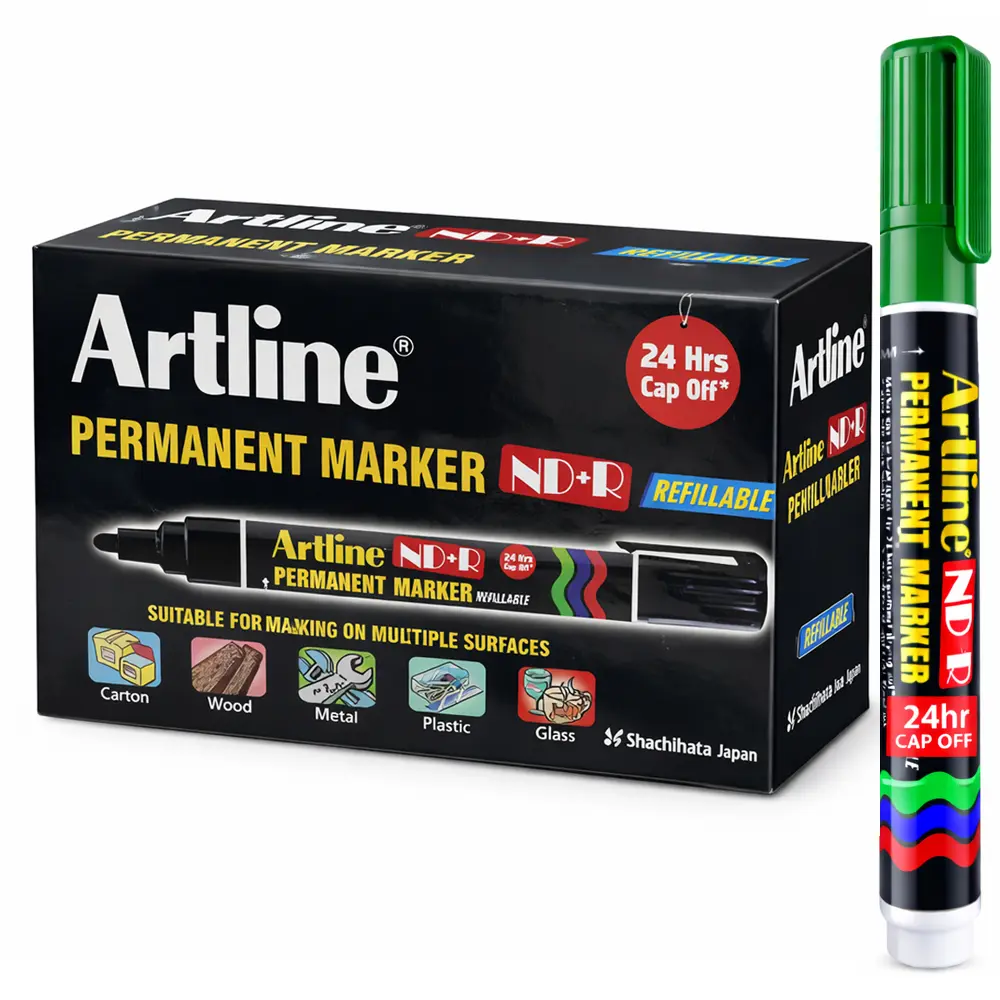 NDR permanent marker with bullet tip 2mm writing width NDR permanent marker with bullet tip 2mm writing width