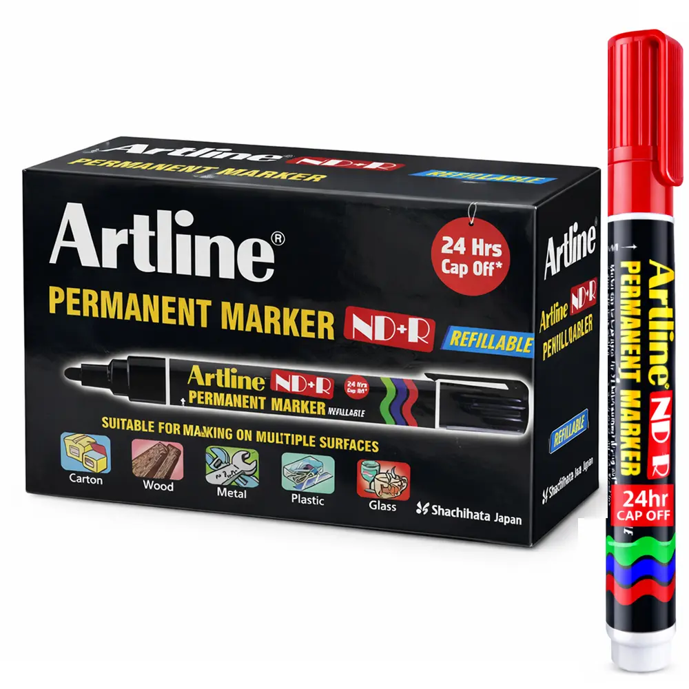 NDR permanent marker with bullet tip 2mm writing width NDR permanent marker with bullet tip 2mm writing width
