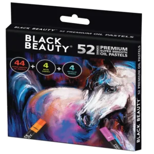 Blackbeauty Oil Pastels 52 Shades Set – complete colour collection