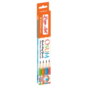 Osum Triangular Pencil pack of 10 – extra dark writing pencil