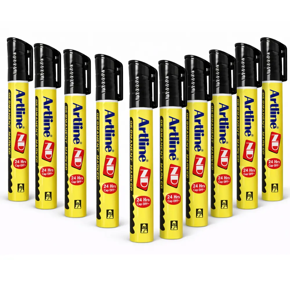 ND permanent marker with bullet tip for bold and dark writing ND permanent marker with bullet tip for bold and dark writing