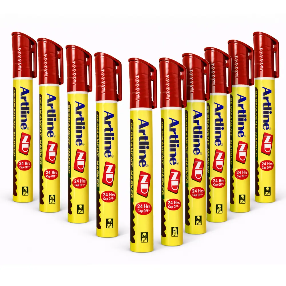 ND permanent marker with bullet tip for bold and dark writing ND permanent marker with bullet tip for bold and dark writing