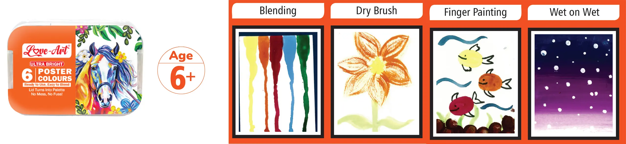 Poster Colours – bright and vibrant ready-to-use poster paints with easy blending and even coverage Poster Colours – bright and vibrant ready-to-use poster paints with easy blending and even coverage