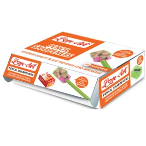 Child-safe plastic pencil sharpener for smooth sharpening