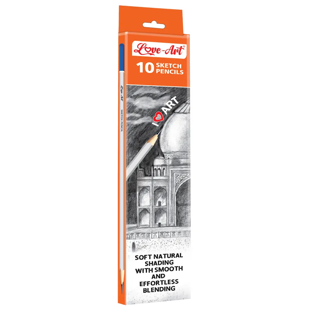 Artist sketch pencils for shading and drawing