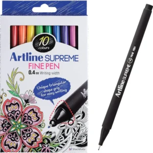 Supreme fine pen for smooth writing, sketching, and illustration