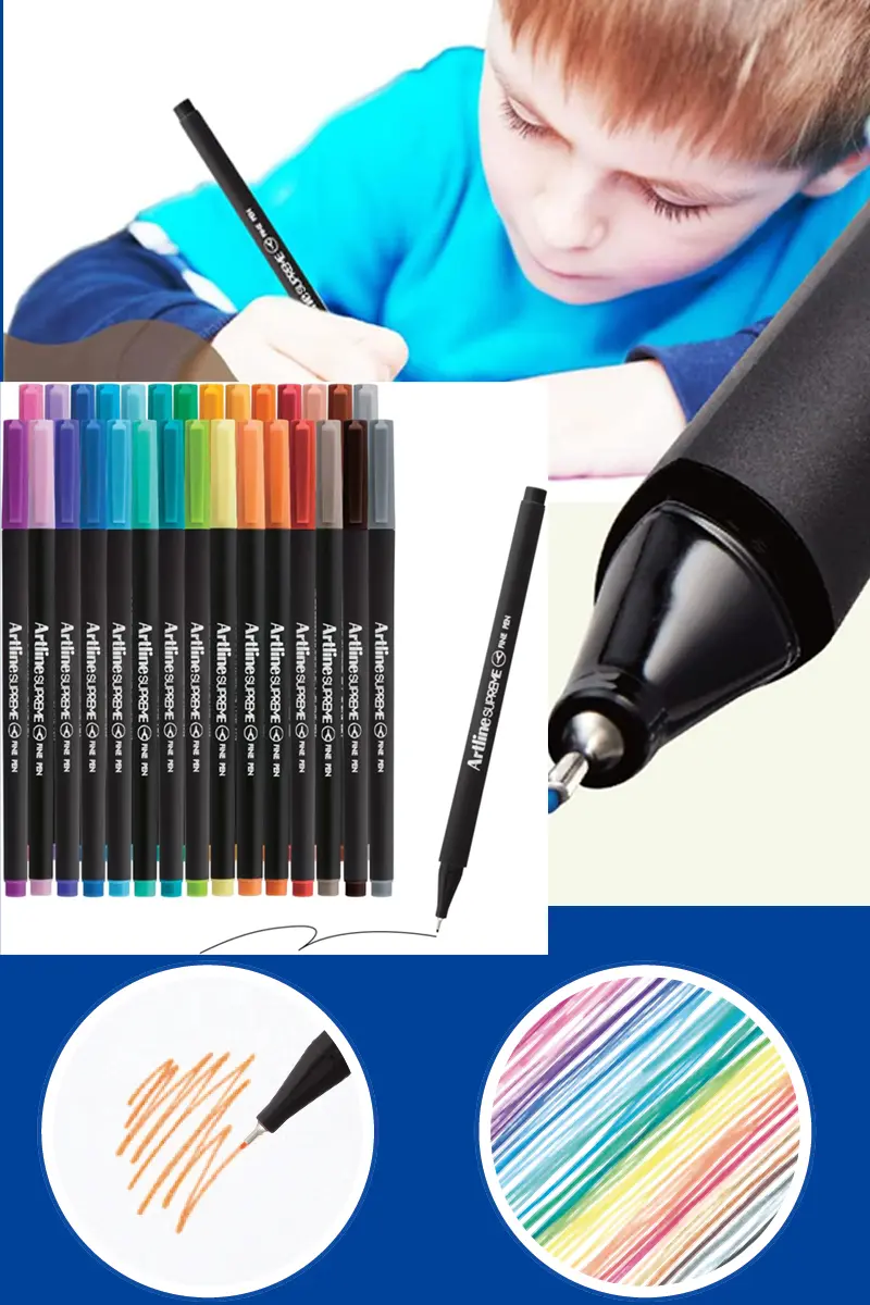 Supreme fine pen for smooth writing, sketching, and illustration