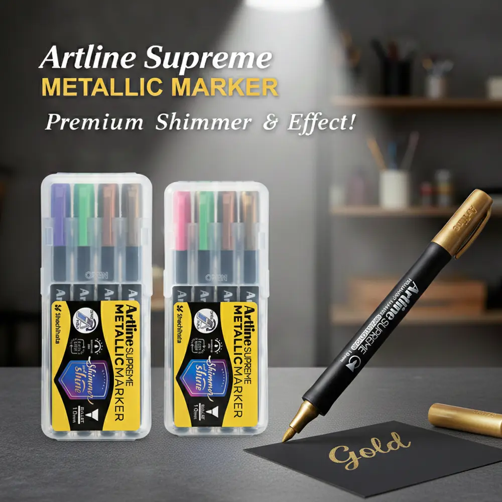 Supreme permanent marker 1.0mm bullet tip instant drying pigment ink