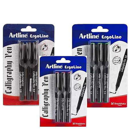 artline calligraphy pen