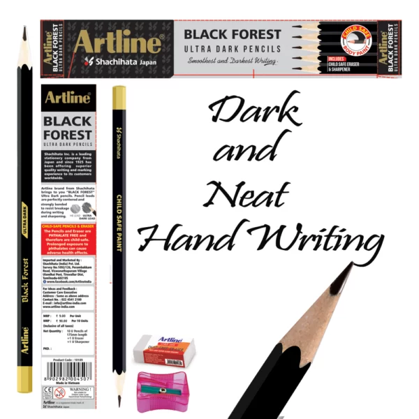 black forest ultra dark handwriting pencil