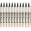 Brush marker with soft flexible tip for calligraphy, drawing and art work