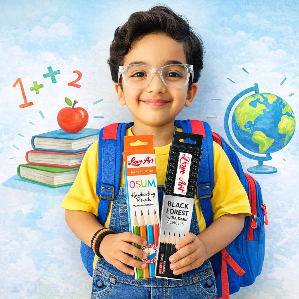 HB vs 2B pencil comparison for school handwriting