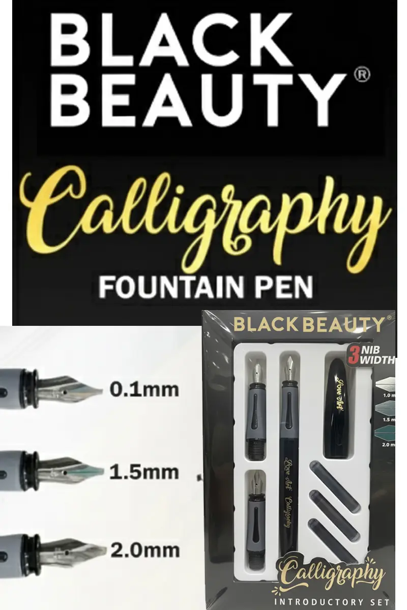 calligraphy fountain pen for beginners