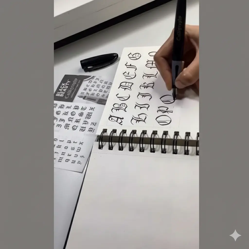calligraphy fountain pen