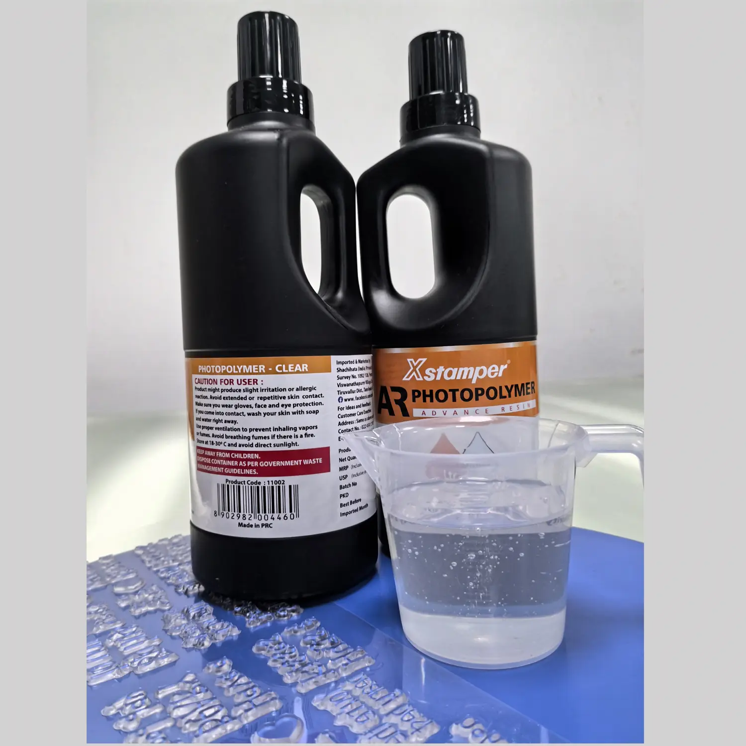 Xstamper Advance Resin Polymer UV adhesive for rubber stamp plates