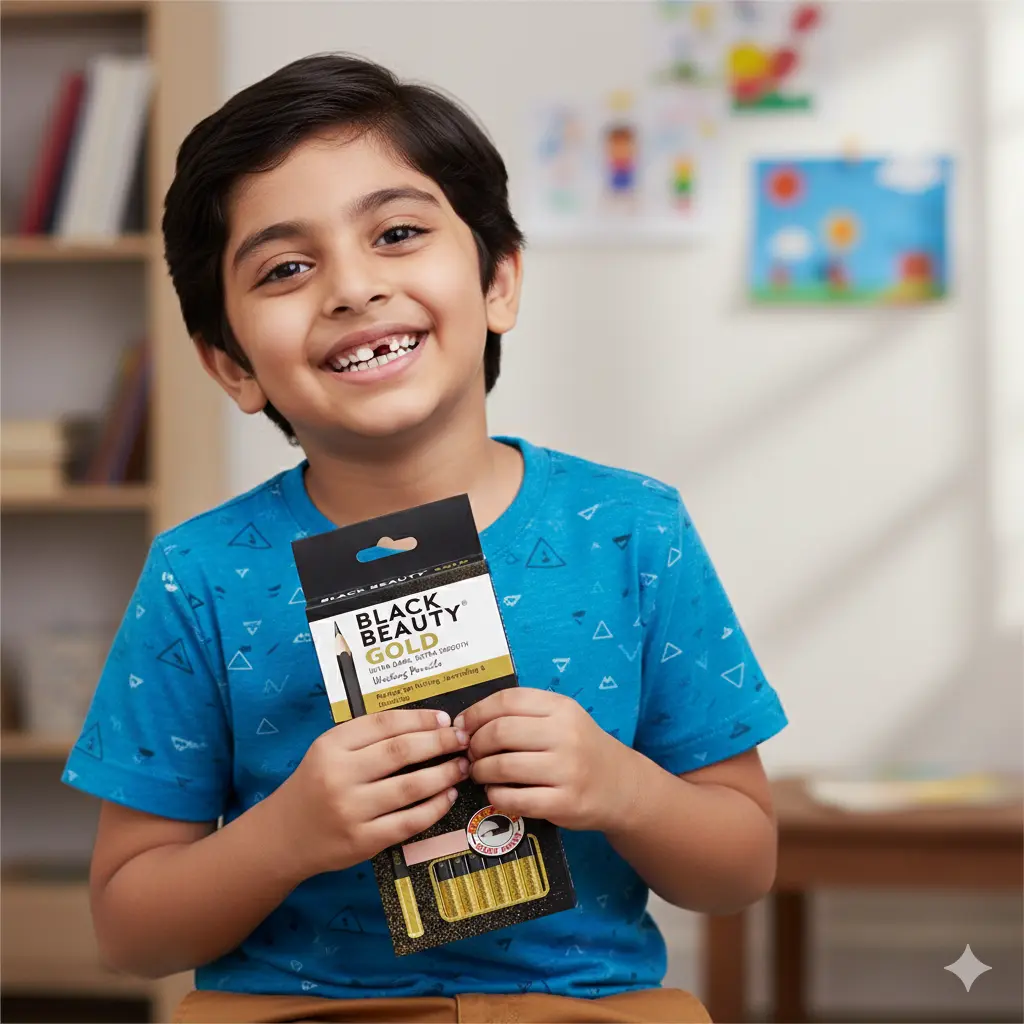 Bling Personality Quiz banner featuring BlackBeauty Pencil in the Bling Series for students.