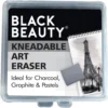 Kneadable eraser for precise erasing of graphite and charcoal drawings