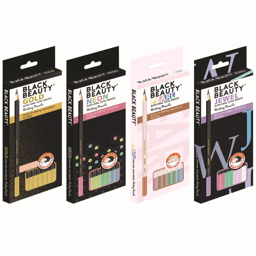 Smooth and dark writing pencil – Black Beauty Bling Series