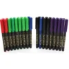 Fine tip permanent marker pen available in black blue red green and purple