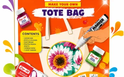 DIY Tote Bag Painting Kit Ideas for Beginners, Kids and Adults