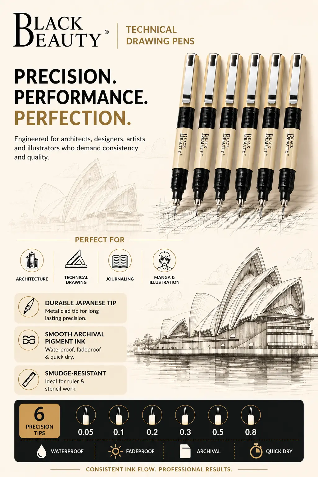 technical drawing pen
